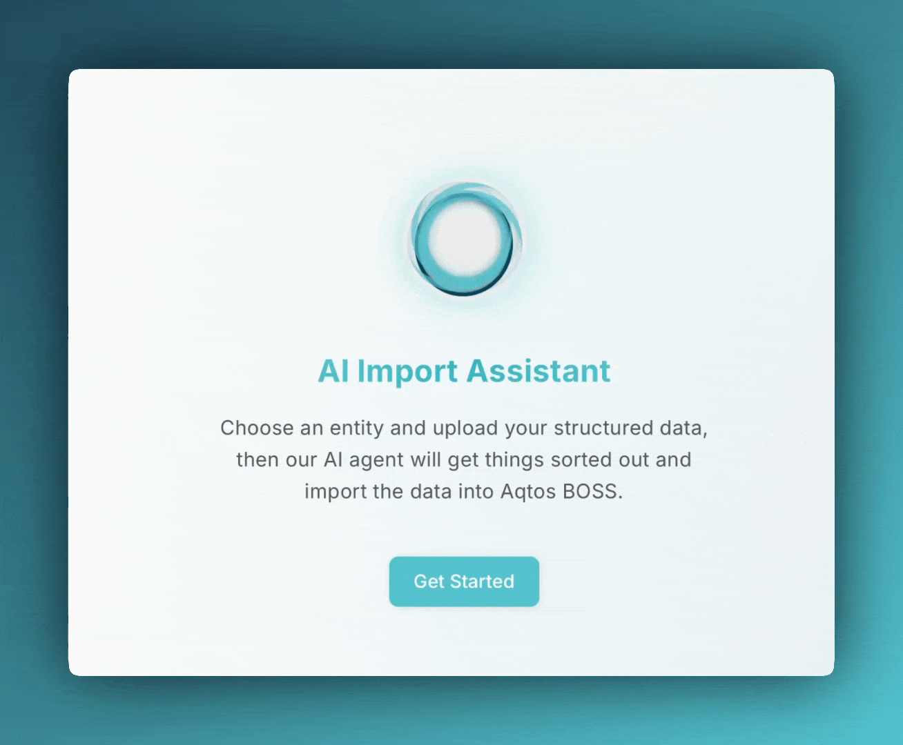 Aqtos AI import assistant