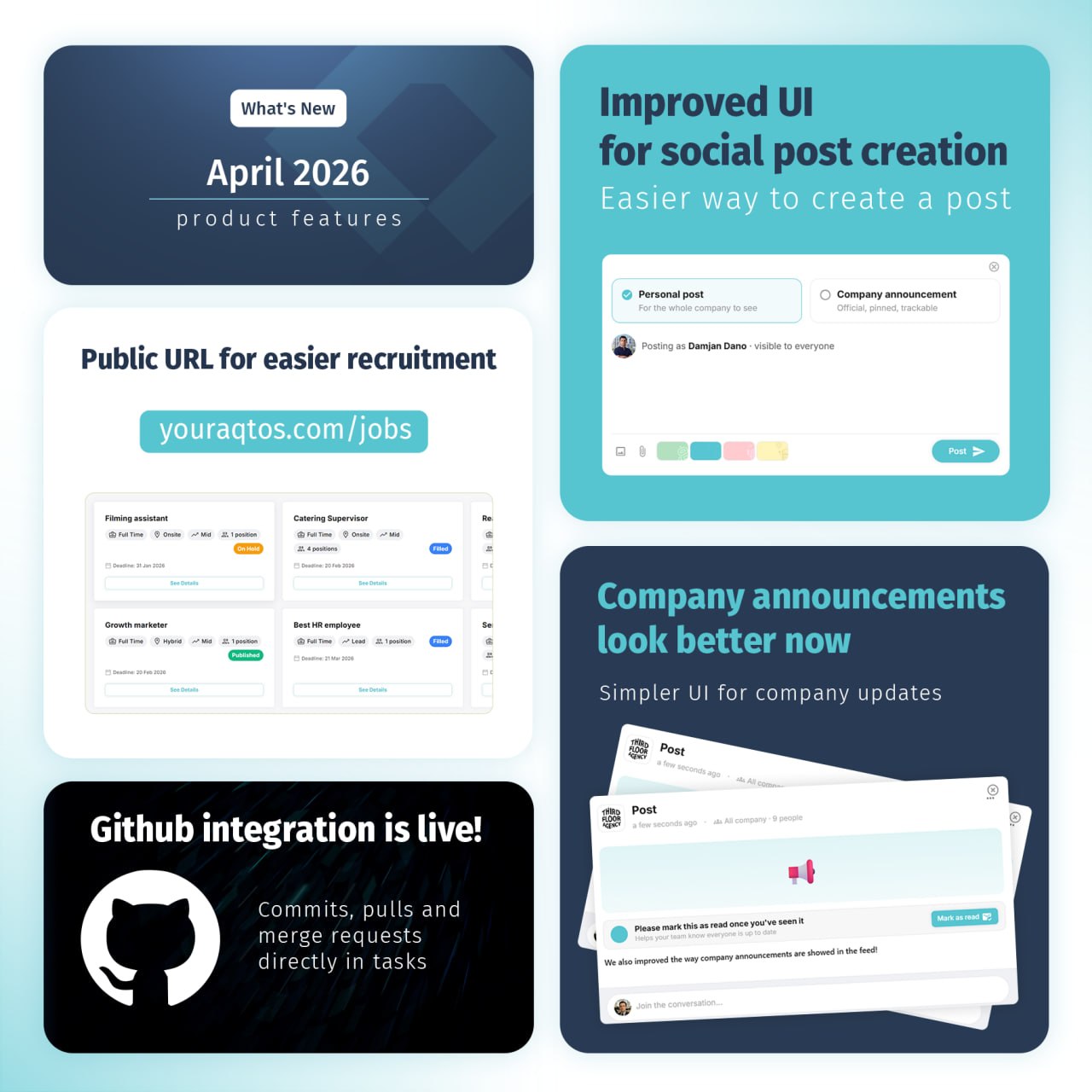 April 2026 Update: CRM overhaul, GitHub integration, n8n verification ...